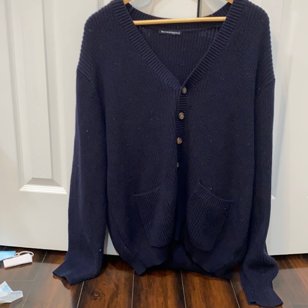 Brandy Melville button up sweater